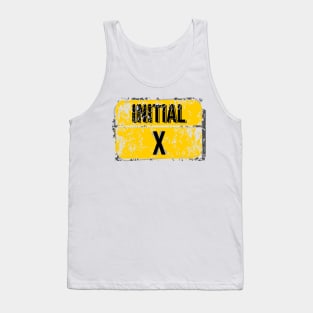 For initials or first letters of names starting with the letter X Tank Top